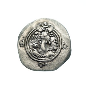M02930 Drachma, Persja, Sasanidzi, Khusro II 