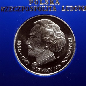 M03056 100 Złotych 1975 rok Polska Paderewski