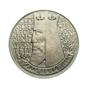 M03089 10 Złotych 1964 rok Polska Kazimierz Wielki napis wklęsły