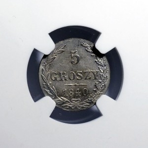 P0409 5 Groszy 1840 rok Królestwo Polskie (Warszawa)