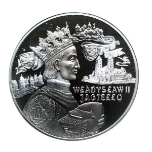 M03183 Medal Władysław Jagiełło Grunwald srebro