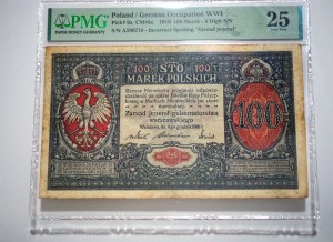 PB0430 100 Marek Polskich 1916 rok Polska "Jenerał" PMG25
