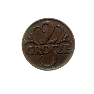 M03355 2 Grosze 1925 rok Polska (II RP)