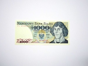 B1176 1000 Złotych 1982 rok Polska Kopernik seria KL