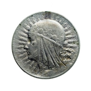 M03397 5 Złotych 1934 rok Polska Głowa Kobiety