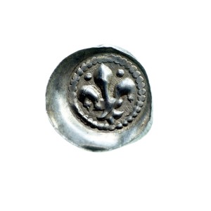 P0485 Fenig brakteatowy (XIII wiek) Wolne Miasto Strassburg - Biskupstwo (RR)