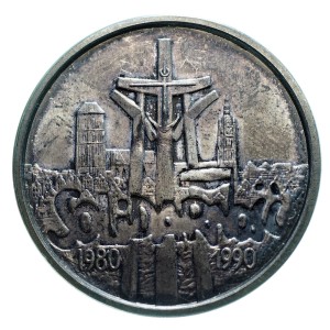 P0486 100000 Złotych 1990 rok Polska (Solidarność) typ B (ładna)