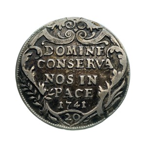 P0487 20 Szylingów (Schilling) 1741 rok Szwajcaria (Zurich)