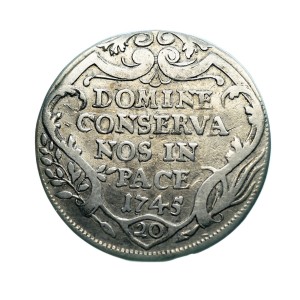 P0488 20 Szylingów (Schilling) 1745 rok Szwajcaria (Zurich)