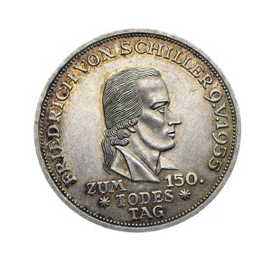 P0493 5 Marek 1955 rok Niemcy (F) Friedrich Schiller