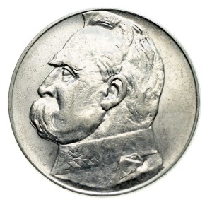 P0501 10 Złotych 1936 rok Polska J. Piłsudski (UNC)