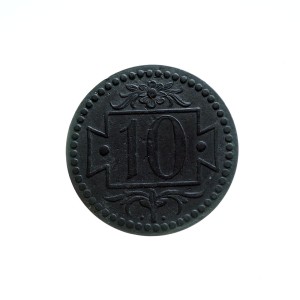 P0502 10 Fenigów 1920 rok Wolne Miasto Gdańsk (mała cyfra)