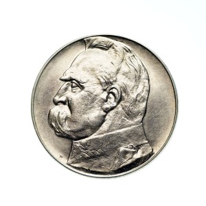 M03475 10 Złotych 1938 rok Polska Piłsudski, rzadszy rocznik, st.2