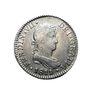 M03499 2 Reale 1811 rok Hiszpania, Ferdynand VII