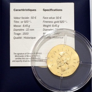 P0510 50 Euro 2014 rok Francja Napoleon III