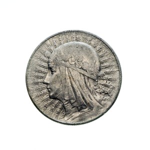 M03549 5 Złotych 1933 rok Polska Głowa Kobiety