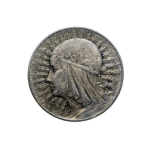M03551 5 Złotych 1933 rok Polska Głowa Kobiety