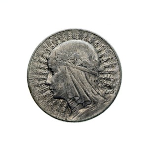 M03552 5 Złotych 1934 rok Polska Głowa Kobiety