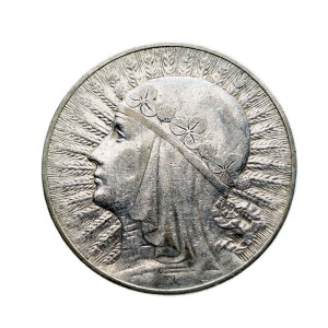 M03580 10 Złotych 1933 rok Polska Głowa kobiety