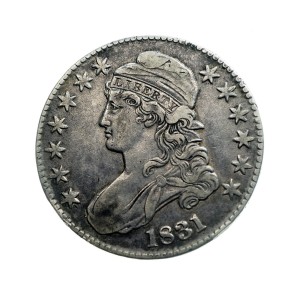 P0567 50 Centów, 1/2 Dolara (Half Dollar) 1831 rok USA (rzadkie)