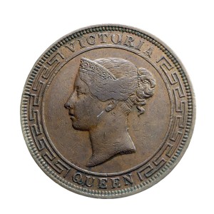 M03772 5 Centów 1870 rok Cejlon, Królowa Wiktoria
