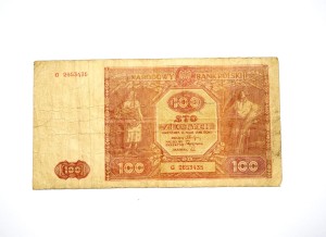 B1254 100 Złotych 1946 rok Polska, seria G