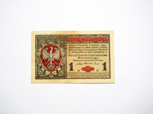 B1258 1 Marka Polska 1916 rok Polska "...Generał"