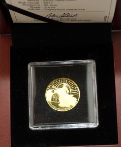 P0594 Medal 100 Lat Niepodległości, Polonia 2017 rok, złoto 999