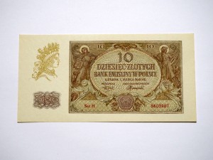 B1268 10 Złotych 1940 rok Polska seria H