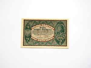 B1287 1/2 Marki Polskiej 1920 rok Polska