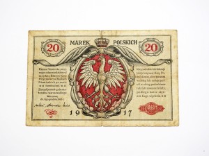 B1296 20 Marek Polskich 1916 rok Polska, "...jenerał"
