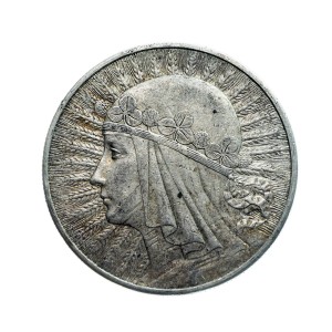 M03836 10 Złotych 1932 rok (b.z) Polska Głowa kobiety