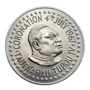 M03847 1 Paanga 1967 rok Tonga, Koronacja Tāufaʻāhau Tupou IV