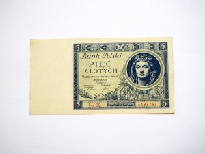 B1313 5 Złotych 1930 rok Polska seria CB