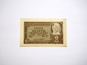 B1323 2 Złote 1941 rok Polska seria AH 