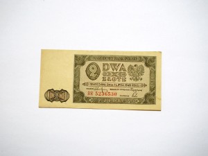 B1338 2 Złote 1948 rok Polska seria BR