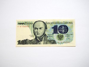 B1345 10 Złotych 1982 rok Polska,  Józef Bem, seria A