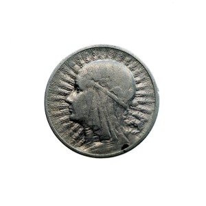 M03882 2 Złote 1933 rok Polska Głowa kobiety 