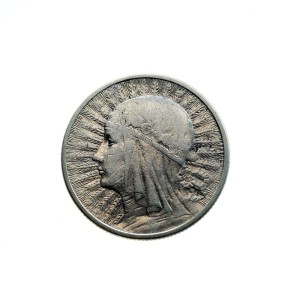 M03887 2 Złote 1934 rok Polska Głowa kobiety 
