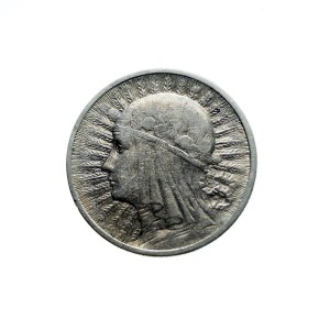 M03889 2 Złote 1933 rok Polska Głowa kobiety  