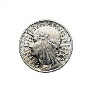 M03891 2 Złote 1932 rok Polska Głowa Kobiety st.1, piękna