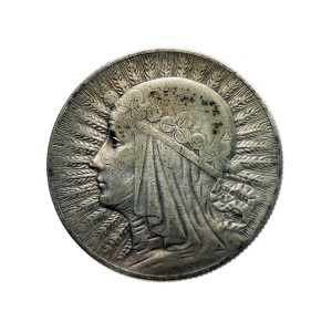 M03896 5 Złotych 1933 rok Polska Głowa Kobiety 