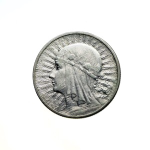 M03903 2 Złote 1933 rok Polska Głowa kobiety   
