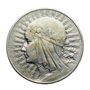 M03914 10 Złotych 1932 rok  Polska Głowa kobiety 