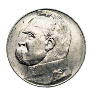M03924 10 Złotych 1937 rok Polska Piłsudski 