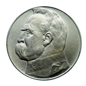 M03935 10 Złotych 1937 rok Polska Piłsudski 