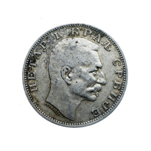 M03940 2 Dinary 1912 rok Serbia Piotr I  
