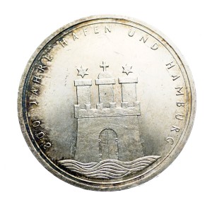 M03960 10 Marek 1989 rok Niemcy Port Hamburg 