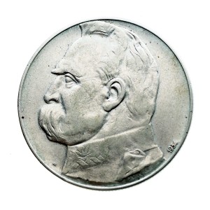 M04037 10 Złotych 1934 rok Polska Piłsudski strzelecki
