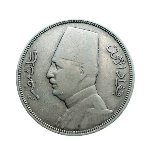 M04043 5 Piastrów 1933 rok Egipt, Fu’ad I